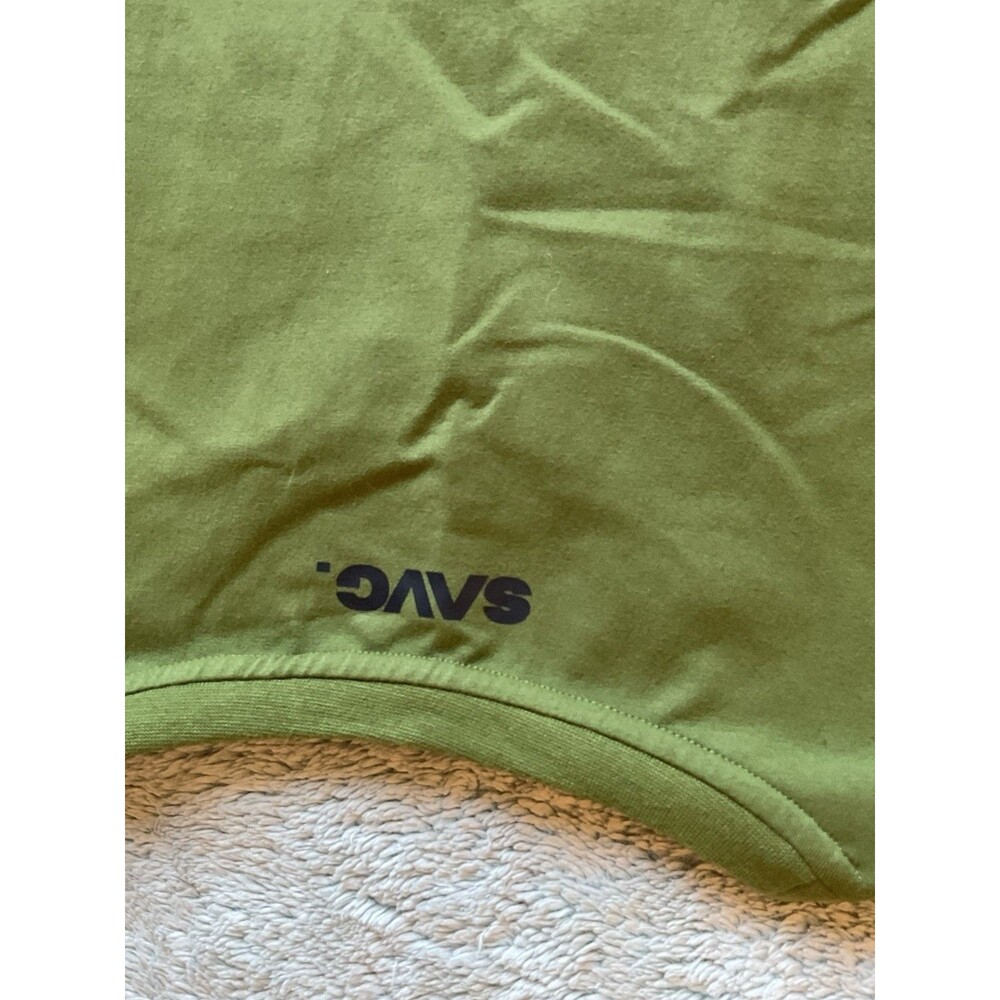 SAVG athletics Green T Shirt XXL Training Gear Running Gym Outfit Short Sleeve - Picture 5 of 6